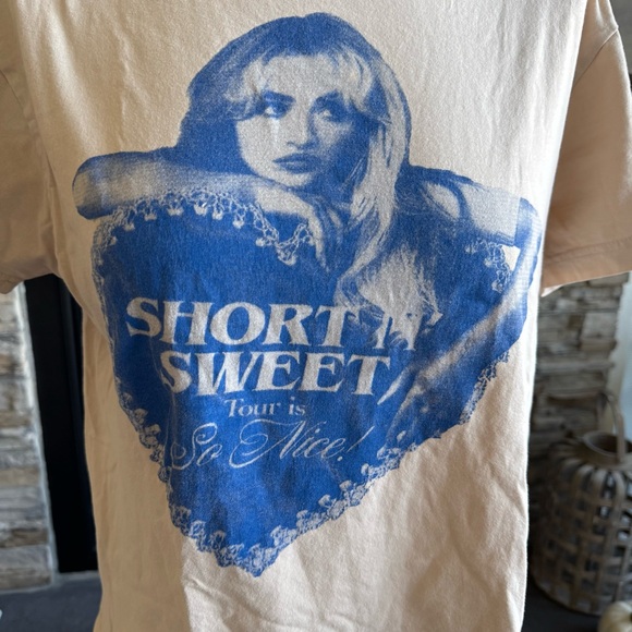 Blue and Tan Graphic Tee - Picture 5 of 14